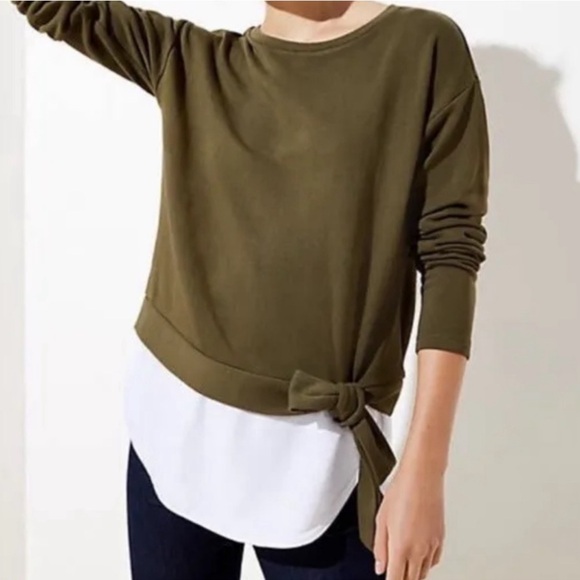 LOFT Tops - Loft tunic sweatshirt xxsp